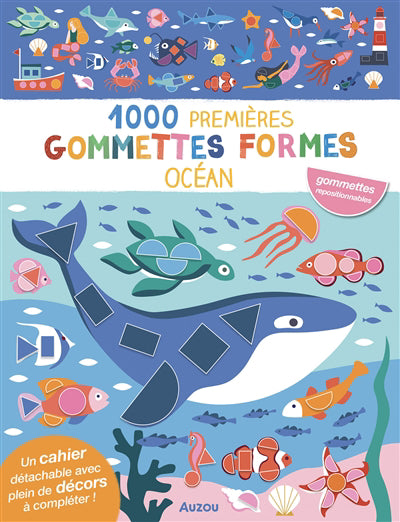 1000 GOMMETTES FORMES - OCEAN