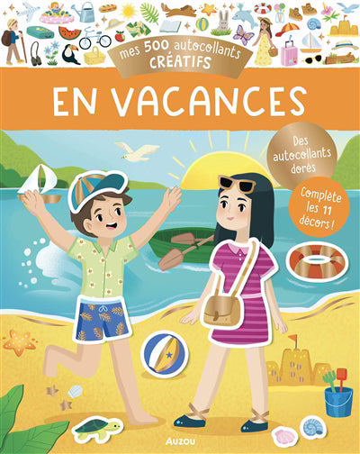 500 AUTOCOLLANTS CREATIFS VACANCES