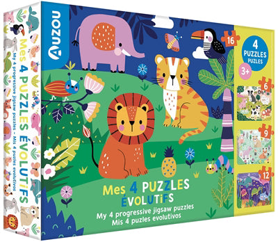 MES 4 PUZZLES EVOLUTIFS (COFFRET)