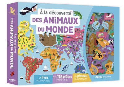 A LA DECOUVERTE DES ANIMAUX DU MONDE (COFFRET 2022)