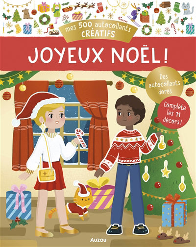 500 AUTOCOLLANTS CREATIFS JOYEUX NOEL