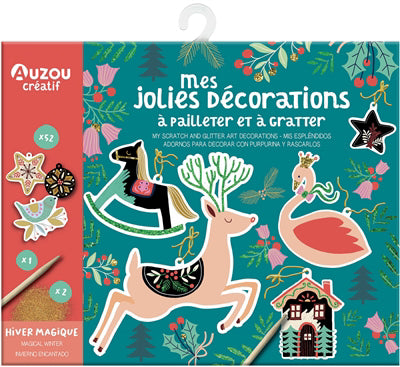 MES JOLIES DECORATIONS A PAILLETER ET A GRATTER