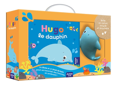 VALISETTE DE BAIN CARTON : HUGO LE DAUPHIN