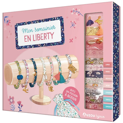 MON SEMAINIER DE 7 BRACELETS EN LIBERTY N.E.