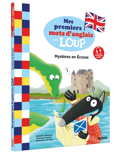 MES PREMIERS MOTS D'ANGLAIS AVEC LOUP : MYSTERES EN ECOSSE - EN A