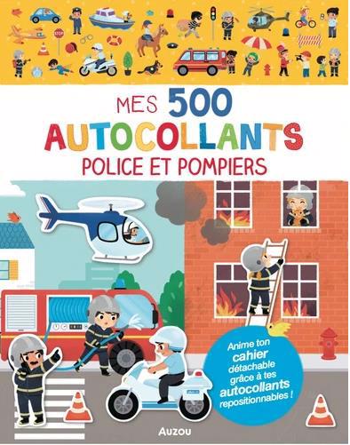 500 AUTOCOLLANTS - POLICE ET POMPIERS