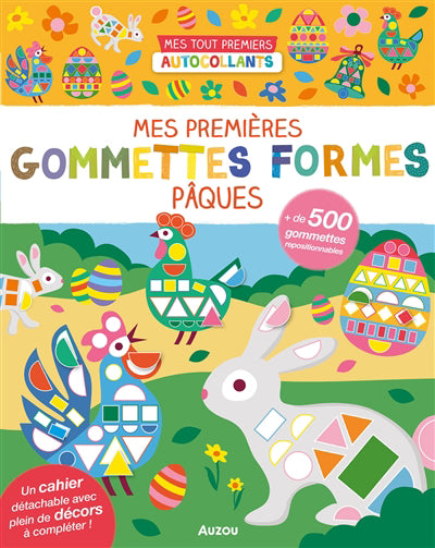 500 GOMMETTES FORMES - PAQUES