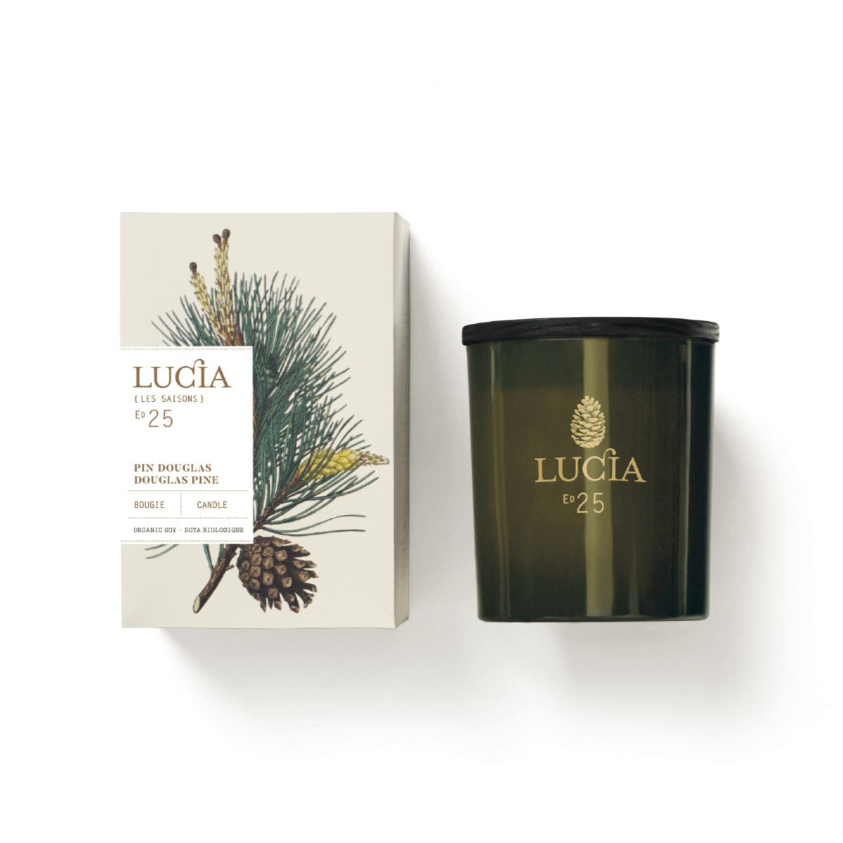 CHANDELLE PARFUMÉE PIN DOUGLAS LES SAISONS - LUCIA