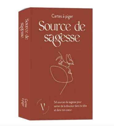 CARTES À PIGER SOURCE DE SAGESSE PAR VICKY 632709956397